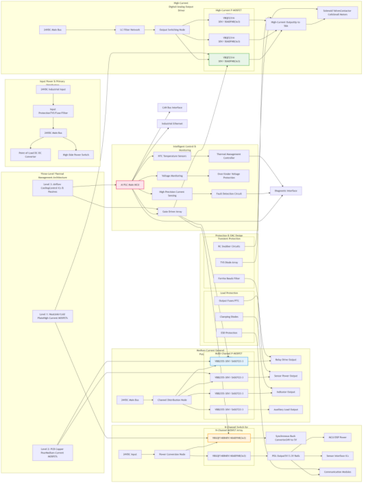 Figure 1: AI PLC Power Module Solution Overall Topology